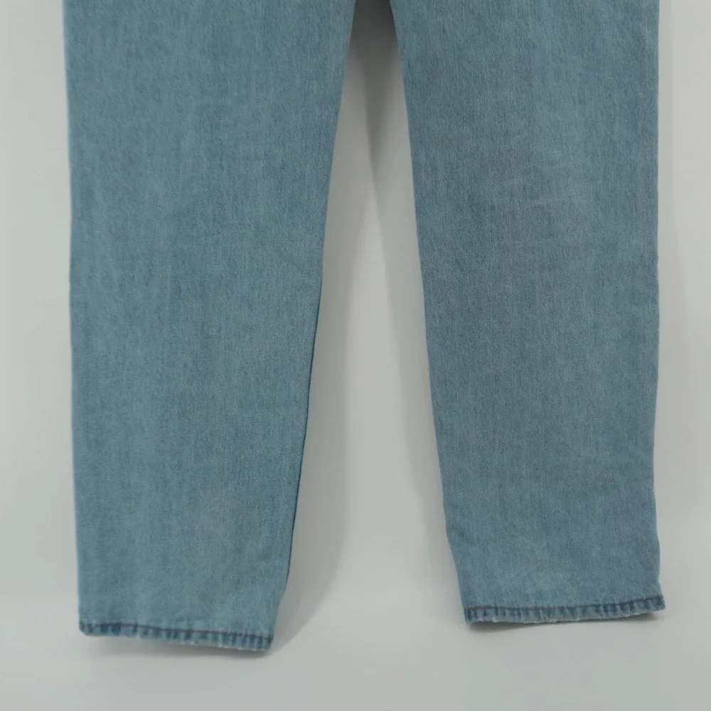 Levi's 550 Relaxed Fit Jeans Mens W34 L36 Light Wash Blue Tapered Leg Denim